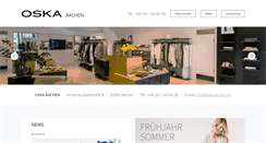 Desktop Screenshot of oska-aachen.de