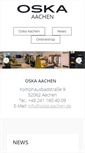 Mobile Screenshot of oska-aachen.de